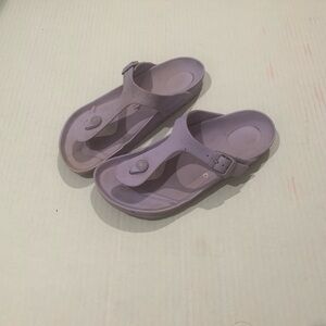 Purple waterproof Birkenstocks!